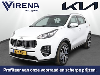 Kia Sportage 1.6 T-GDI 4WD GT-PlusLine - Airco -  Cruise Control - Climate Control - Dodehoek Detectie - Lederen Bekleding - Navigatie - Stoel/Stuur Verwarming - 12 Maanden BOVAG Garantie