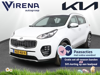 Kia Sportage 1.6 T-GDI 4WD GT-PlusLine - Airco -  Cruise Control - Climate Control - Dodehoek Detectie - Lederen Bekleding - Navigatie - Stoel/Stuur Verwarming - 12 Maanden BOVAG Garantie