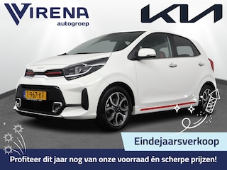 Kia Picanto 1.0 DPi GT-Line - Navigatie - Cruise Control - Camera - Leder - Keyless - Apple CarPlay/Android Auto - Fabrieksgarantie tot 07-2030