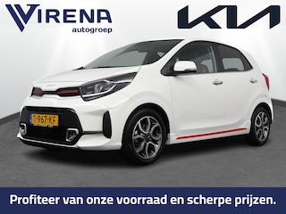 Kia Picanto 1.0 DPi GT-Line - Navigatie - Cruise Control - Camera - Leder - Keyless - Apple CarPlay/Android Auto - Fabrieksgarantie tot 07-2030