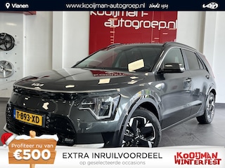 Kia Niro EV ExecutiveLine 64.8 kWh | Schuif-/kanteldak | Parkeersensoren | Elektr. bedienbare achterklep met sensorsturing | Achteruitrij camera | Adaptive cruise control | Apple Carplay/Android Auto |