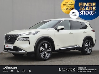 Nissan X-Trail 1.5 e-4orce Tekna 4WD Automaat / 1800kg Trekgewicht / HUD / Allseason banden / Elektrische achterklep Stuur-, Stoel en Achterbank verwarming / Rondomzicht camera / Adaptief CC / Voorruit verwarming / Keyless Entry/Start /