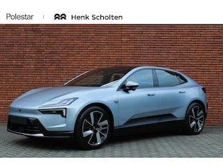 Polestar 4 Long Range Single motor 100 kWh Pilot & Plus Pack, 21" Sport Wheels, Harman Kardon, Head-up Display, Pixel LED Koplampen, 22kW AC-laden, Elektrisch verstelbare en verwarmbare achter stoelen, Verlichte accenten, Pilot Assist