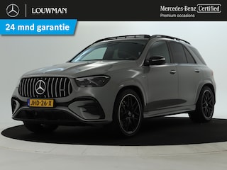 Mercedes-Benz GLE Mercedes-AMG 53 Hybrid 4MATIC+ | Trekhaak | Panoramadak | Burmester® | 22 Inch AMG Velgen | Distronic | Memory Voorstoelen | 360°-Camera. Inclusief 24 maanden MB Certified garantie voor Europa.