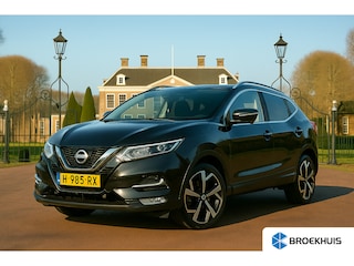 Nissan Qashqai 1.2 Tekna + | PANODAK | 360° CAMERA | ALL SEASON | PARK SENS V+A | LEDER | LANE ASSIST | CRUISE | PRACHTIGE STAAT!