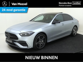 Mercedes-Benz C-klasse 300 e AMG Line Limited Panoramadak / Nightpakket / 360 Camera / Memory Seats / Head-up / Sfeerverlichting /