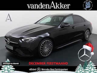 Mercedes-Benz C-klasse 200 AMG // Panoramadak // Trekhaak // Carplay // Camera // Nightpakket // Alarm // 19 inch // Sfeerverlichting