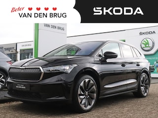 Skoda Enyaq iV 80 First Edition | Trekhaak | Warmtepomp | Lederen bekleding | Stoel- & stuurwielverwarming | Adaptieve cruise control |