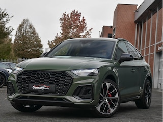 Audi Q5 55 TFSI e 367PK S-Line Pano Matrix-LED Luchtvering Dodehoek Sfeerverl RS-zetels Districtgrun!
