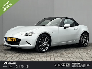 Mazda MX-5 2.0 SkyActiv-G 160 GT-M / Goed onderhouden / Cabriodak / Apple Carplay & Android Auto / Keyless Entry & Start / Navigatie full map / Verwarmde Stoelen / Lederen Bekleding / Cruise- en Climate Control