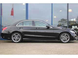 Mercedes-Benz C-klasse 180 AUT9 Buss. Solution AMG LINE LEDER VIRTUAL SFEER CARPLAY NL-AUTO <<53.199KM!!>>