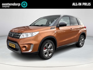 Suzuki Vitara 1.6 Exclusive Trekhaak | Verwarmbare buitenspiegels | All Seasonbanden | Achterruitrijcamera | Stoelverwarming | Cruise Control | Climate Control | Navigatiesysteem | Apple CarPlay & Android Auto | 12 maanden BOVAG garantie