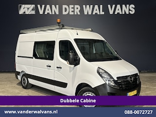 Opel Movano 2.3 Turbo 150pk L2H2 Dubbele Cabine Inrichting Euro6 Airco | Imperiaal | 2500kg Trekhaak | Camera | Navigatie 5-Zits, LED, Cruisecontrol, Parkeersensoren