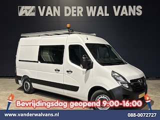Opel Movano 2.3 Turbo 150pk L2H2 Dubbele Cabine Inrichting Euro6 Airco | Imperiaal | 2500kg Trekhaak | Camera | Navigatie 5-Zits, LED, Cruisecontrol, Parkeersensoren