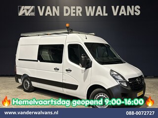 Opel Movano 2.3 Turbo 150pk L2H2 Dubbele Cabine Inrichting Euro6 Airco | Imperiaal | 2500kg Trekhaak | Camera | Navigatie 5-Zits, LED, Cruisecontrol, Parkeersensoren
