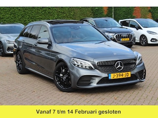 Mercedes-Benz C-klasse Estate 180 Business Solution AMG / Panoramadak / Camera / Leder / Navigatie / 18'' / DAB / Stoelverwarming / Cruise Control