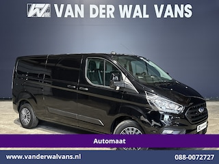 Ford Transit Custom 2.0 TDCI 131pk Automaat L2H1 Euro6 Airco | Apple Carplay | LED | Cruisecontrol Verwarmde voorruit, Parkeersensoren, Bijrijdersbank