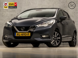 Nissan Micra 0.9 IG-T N-Connecta Sport (NAVIGATIE, CLIMATE, CAMERA, SPORTSTOELEN, PARKEERSENSOREN, GETINT GLAS, LM VELGEN, CRUISE, NIEUWE APK, NIEUWSTAAT)