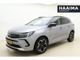 Opel Grandland 1.2 Turbo Ultimate Automaat | Navigatie | Elektrische achterklep | Stoelverwarming | Climate & Cruise Control | Alcantara bekleding | Zwart dak | Lichtmetalen velgen