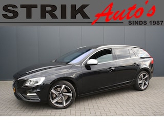 Volvo V60 2.4 D6 AWD Plug-In Hybrid R-Design - LEDER - TREKHAAK - SCHUIFDAK - CAMERA - 2e EIGENAAR