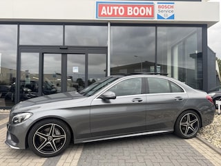 Mercedes-Benz C-klasse 180 AUTOMAAT 9G-TRONIC AMG PANO/ APPCARPL./P-CAM 360/LEER/NAVI/CLIMA/LED - 1 EIG./NL AUTO/KM=NAP