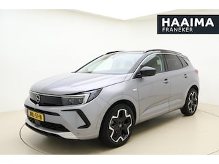 Opel Grandland 1.2 Turbo Ultimate Automaat | Navigatie | Elektrische achterklep | Stoelverwarming | Climate & Cruise Control | Alcantara bekleding | Zwart dak | Lichtmetalen velgen