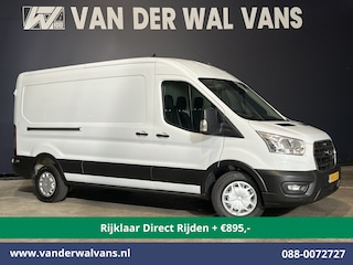 Ford Transit 2.0 TDCI 131pk L3H2 Euro6 *Rijklaar Direct Rijden* Airco | Camera | Navigatie | Apple Carplay | Android Auto | Stoelverwarming Verwarmde voorruit, Cruisecontrol, Parkeersensoren, Elektrisch verstelbare bestuurdersstoel, Bijrijdersbank