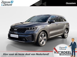 Kia Sorento 1.6 T-GDI Plug-in Hybrid 4WD ExecutiveLine 7p. Trekhaak | meest luxe uitvoering | Panoramadak | Resterende fabrieksgarantie TM 2031 | Lederen bekleding