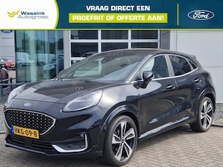 Ford Puma 1.0i Ecoboost Hybrid 125pk Automaat ST-Line Vignale | Schuif/kantel dak | leder interieur | Stoel en stuurverwarming |