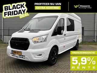 Ford Transit 350 2.0TDCI L4H3 AUTOMAAT | Uniek! | 5 pers. | volledig geïsoleerd |