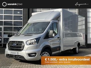 Ford Transit 350 170pk L4H1 Bakwagen! Airco / Cruise control / Karhof Gesloten Bak + Deuren /  Bluetooth / Voorruitverwa. / DAB+ /  LAADVERMOGEN 1303 KG / BPM VRIJ!