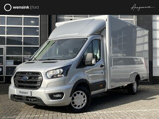 Ford Transit 350 170pk L4H1 Skeletal Bakwagen! Airco / Cruise control / Karhof Gesloten Bak + Deuren /  Bluetooth / Voorruitverwa. / DAB+ /  LAADVERMOGEN 1303 KG / BPM VRIJ!