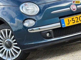 Fiat 500 1.2 Lounge - Blu Cosmico - Navigatie/Clima/PDC - Superleuk
