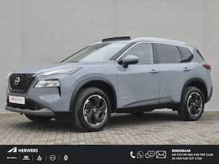 Nissan X-Trail 1.5 e-Power Tekna Automaat / HUD / Glazen schuif- en kanteldak / Elektrische achterklep / Stuur-, Stoel en Achterbank verwarming / Rondomzicht camera / Adaptief CC / Apple Carplay Android Auto / Voorruit verwarming /