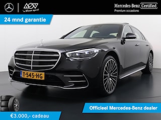 Mercedes-Benz S-klasse 580 4MATIC Lang AMG Line | Achteras besturing 10° | Burmester 3D Surround System | Airmatic (Luchtvering) | Distronic Cruise Control | 360° Camera | Head-Up Display