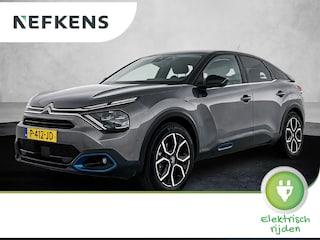 Citroën C4 EV Shine 50 kWh 136pk | Navigatie | Achteruitrijcamera | Half Lederen comfortstoelen | Climate Control | Adaptieve Cruise Control | Full Led koplampen | Head-up display | Parkeersensoren v+a | Keyless | Dodehoeksensor | Stuurverwarming | Apple Carplay / Android Auto | Bluetooth | DAB+ radio | Donker getint glas | 18" lichtmetalen velgen |