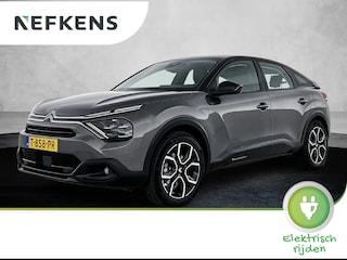 Citroën C4 EV Feel Pack 50 kWh 136pk | Navigatie | Achteruitrijcamera | Climate Control | Cruise Control | Parkeersensoren | Winterpakket | Led koplampen | Apple Carplay / Android Auto | Bluetooth | DAB+ radio | Armsteun | Elektrisch inklapbare spiegels | Comfortstoelen | Afwijkende dakkleur | 18" lichtmetalen velgen |