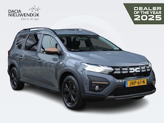 Dacia Jogger 1.6 Hybrid 140 Extreme 7p. AUTOMAAT / 14.000KM! / CAMERA / CRUISE / NAVI / CLIMATE / KEYLESS / PDC / PRIVACY GLASS / DAB / ARMSTEUN / APPLE CARPLAY / ANDROID AUTO / 16'' LMV
