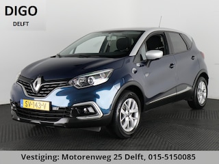 Renault Captur TCE LIMITED NAVI TREKHAAK GARANTIE TOT 6-2028* PARKEERSENSOREN ACHTER . BI-COLOR.