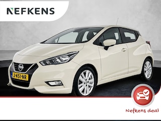 Nissan Micra N-Connecta 101pk Automaat | 1ste eigenaar | Climate Control | Navigatie | Keyless | Stoelverwarming | Achteruitrijcamera | Cruise Control | DAB Ontvanger | Apple Carplay/Android Auto |