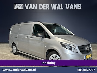 Mercedes-Benz Vito 111 CDI L2H1 inrichting Euro6 Airco | Camera | Navigatie | Cruisecontrol | Trekhaak Parkeersensoren, Sidebars, Bijrijdersbank