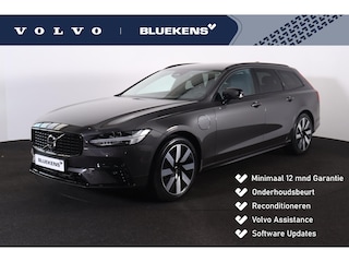 Volvo V90 T6 Recharge AWD Plus Dark - LONG RANGE - IntelliSafe Assist & Surround - 360º Camera - Harman/Kardon audio - Adaptieve LED koplampen - Verwarmde voorstoelen, stuur & achterbank - Parkeersensoren voor & achter - Elektr. bedienb. voorstoelen met geheugen - Extra getint glas - Elektr. inklapbare trekhaak - 19' LMV