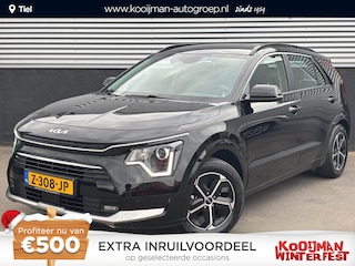 Kia Niro 1.6 GDi Hybrid DynamicLine Trekhaak, navigatie Apple CarPlay/Android Auto, NL-AUTO! parkeersensoren v&a, achteruitrij camera, adaptieve cruise control, BTW-auto