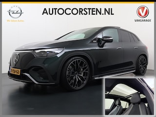 Mercedes-Benz EQE SUV 350+ AMG Line Night+Premium Pack 96kWh Trekhaak 22" Concave Velgen Burmester®Surround Airmatic Distronic plus Adap.Cruise 360°Camera Navi Ecc Warmtepomp Apple Carplay Android Auto Memory Stoelen+Verwarmd Stuurverwarming Sidesteps Keyless High-Definition LED 1e Eigenaar Origineel Nederlandse Auto Batterijgarantie 10jr./250.000km vanaf nieuw