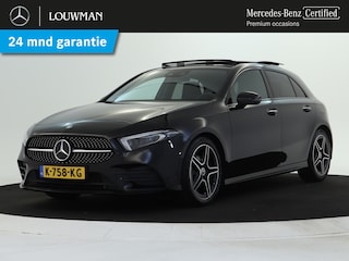 Mercedes-Benz A-klasse 160 Business Solution AMG Handgeschakeld AMG Line | Night Pakket | Panorama Schuif-Kanteldak | Sfeerverlichting | Memory Voorstoelen | MultiBeam Koplampen. Inclusief 24 maanden MB Certified garantie voor Europa.