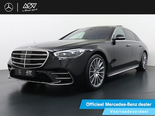 Mercedes-Benz S-klasse 580 e 4MATIC Lang AMG Line | Achterasbesturing 4.5° | Panorama - Schuifdak | Multicontourstoelen | Head-Up Display | Luchtvering | Burmester 4D Surround Sound | Business Class Pakket