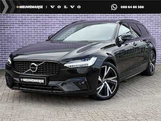 Volvo V90 B4 D Plus Dark | Trekhaak | Schuif/kantel Panoramadak | Memory | Harman/Kardon | Leder | BLIS | Adaptive cruise | Pilot assist | DAB | Extra getint glas |