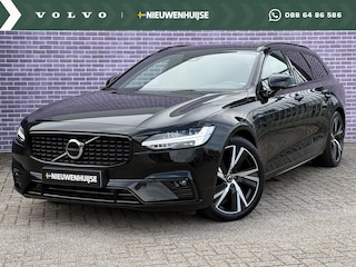 Volvo V90 B4 D Plus Dark | Trekhaak | Schuif/kantel Panoramadak | Memory | Harman/Kardon | Leder | BLIS | Adaptive cruise | Pilot assist | DAB | Extra getint glas |