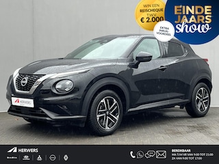 Nissan Juke 1.0 DIG-T N-Connecta / Achteruitrijcamera / Apple Carplay & Android Auto / Keyless Entry & Start / Navigatie full map / Cruise- en Climate Control / Stuur- en Stoelverwarming / Parkeersensoren voor en achter