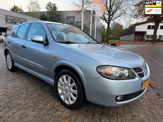 Nissan Almera 1.8 Acenta airco, elec pakket, 5 deurs, multi-stuur, mistlampen, alu wielen, nwe apk 172.000 km n.a.p 2e eigenaar